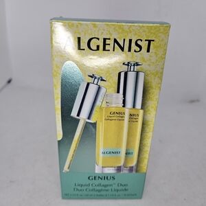 ALGENIST Genius Liquid Collagen Duo! NEW! 2 fl. oz. (2 x 1 fl. oz.) NOS Sealed. 